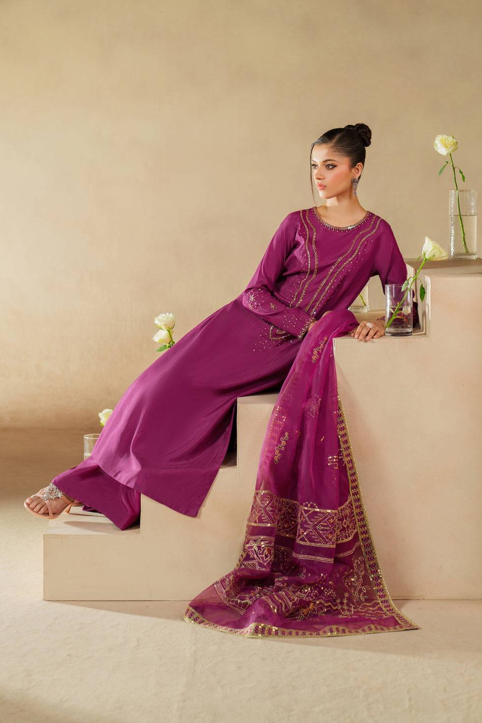 Naqshi | Eros Collection | Imsha - Pakistani Designer Dress - by Naqshi | Type: Ladies Clothes - 100% Original at Saira Sultan