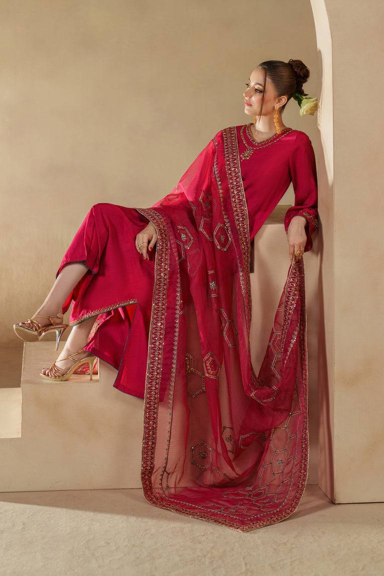 Naqshi | Eros Collection | Sophia - Pakistani Designer Dress - by Naqshi | Type: Ladies Clothes - 100% Original at Saira Sultan