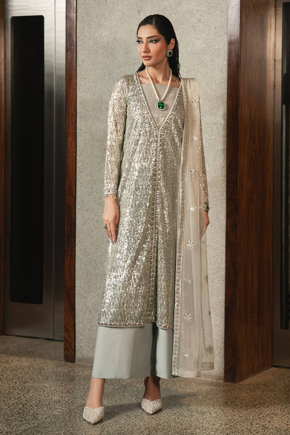 Naqshi | Izel Collection | Urmain - Pakistani Designer Dress - by Naqshi | Type: Ladies Clothes - 100% Original at Saira Sultan