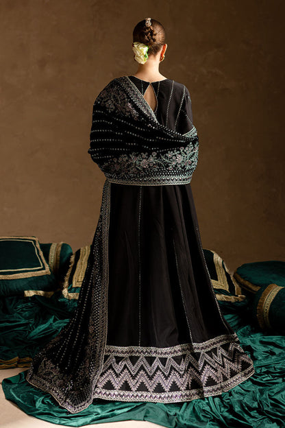 Marjjan | De Rose Velvet | MRV-14 (BLACK) S Black Raw Silk