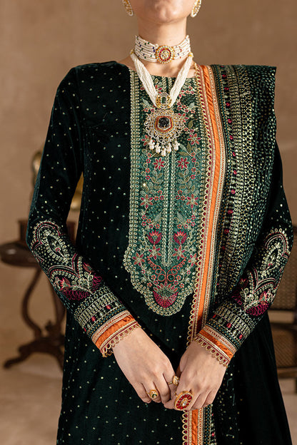 Marjjan | De Rose Velvet | MRV-07 (GREEN) M Bottle Green Velvet