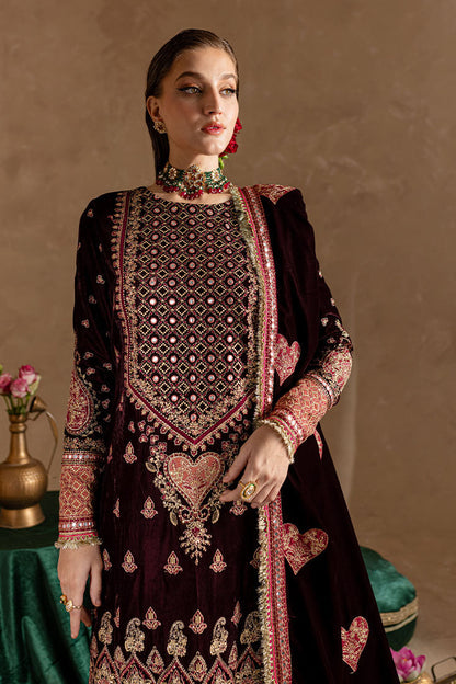 Marjjan | De Rose Velvet | MRV-08 (MEHROON) L Maroon Velvet