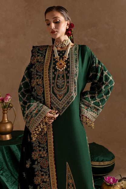 Marjjan | De Rose Velvet | MRV-11 (GREEN) XL Bottle Green Raw Silk
