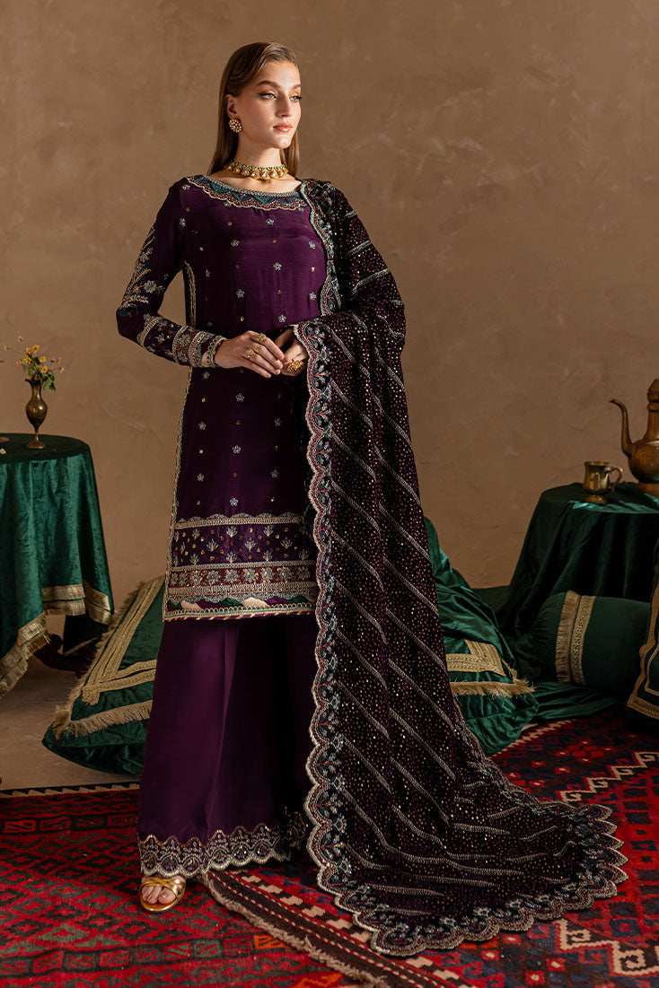 Marjjan | De Rose Velvet | MRV-12 (PURPLE) XS Deep Purple Raw Silk
