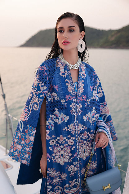 Afrozeh | Lawn 25 | Eclipse L Blue Lawn