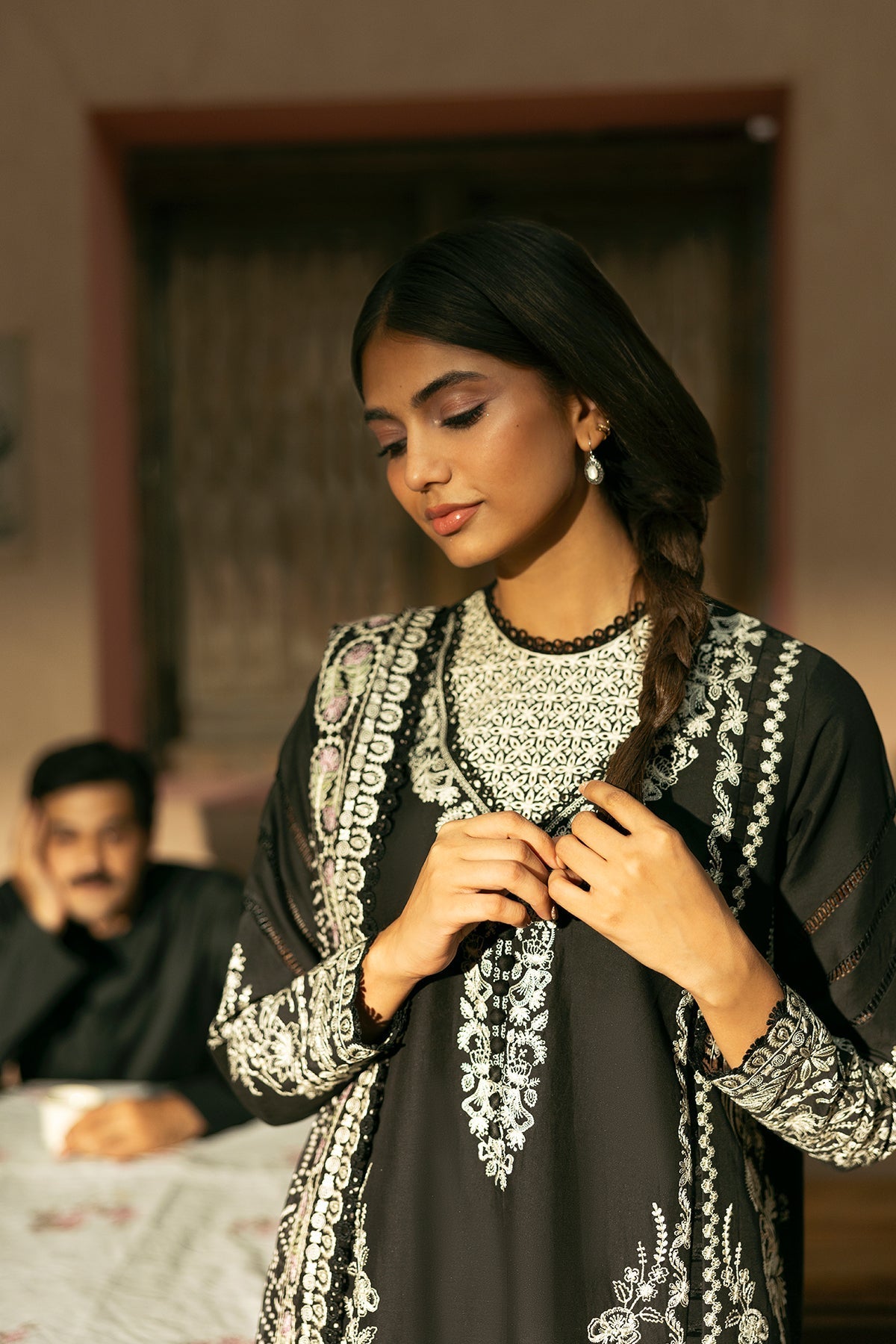Afrozeh | Mulaqaat Lawn | Bekhudi M Black Lawn