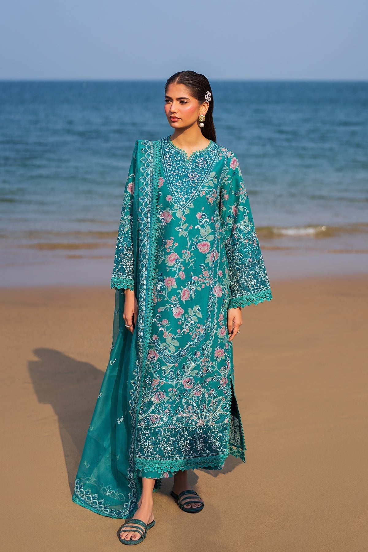 Afrozeh | Endless Summer | Plush XS Teal Lawn