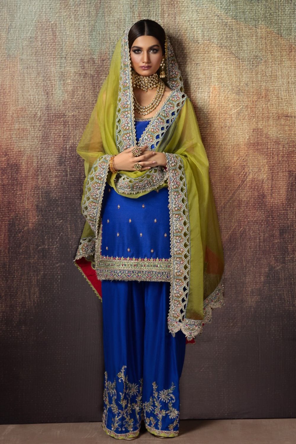 Erum Khan | Begham Jaan Bridal Formals | SABZPARI - Pakistani Designer Dress - by Erum Khan | Type: Bridal - 100% Original at Saira Sultan