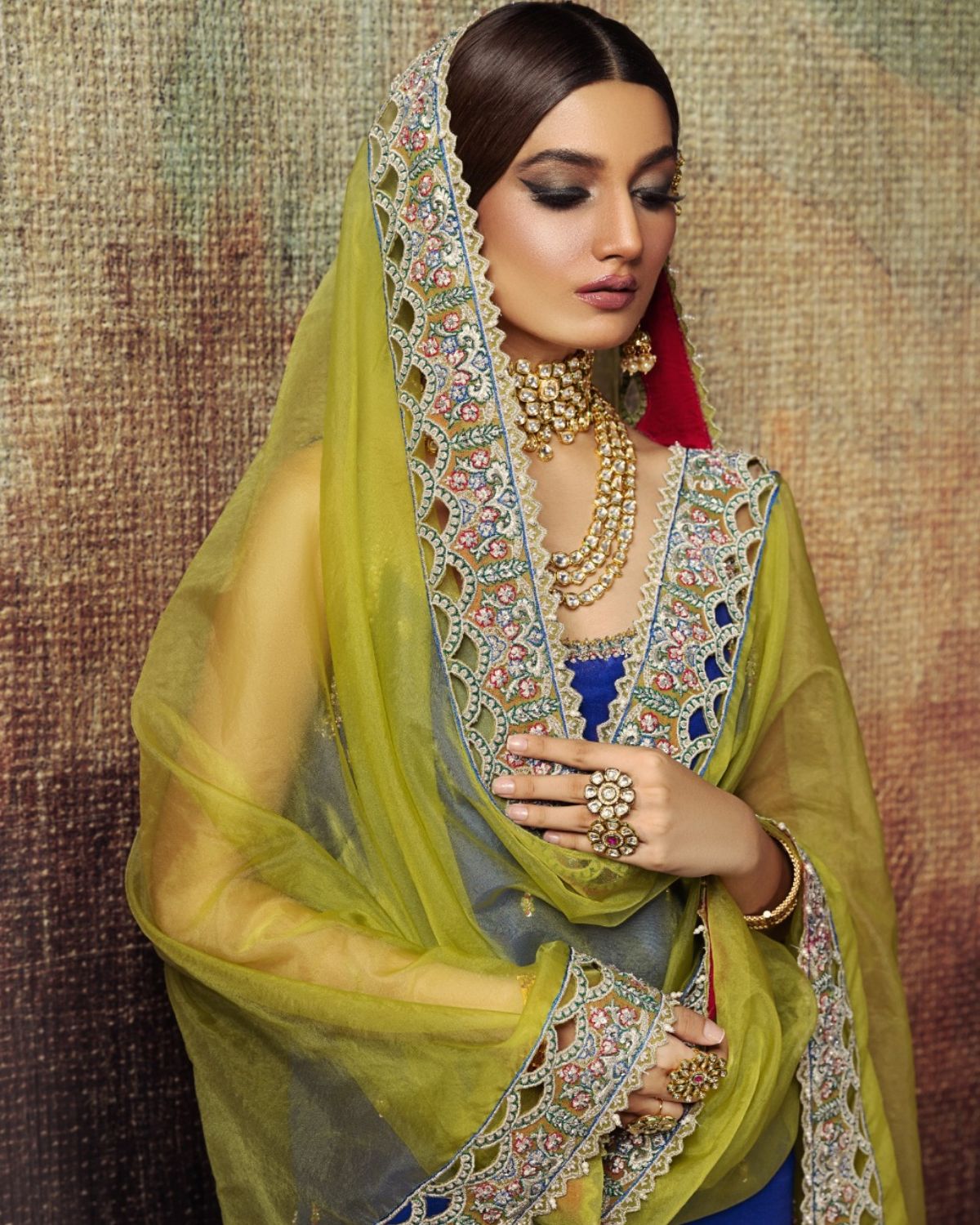 Erum Khan | Begham Jaan Bridal Formals | SABZPARI - Pakistani Designer Dress - by Erum Khan | Type: Bridal - 100% Original at Saira Sultan