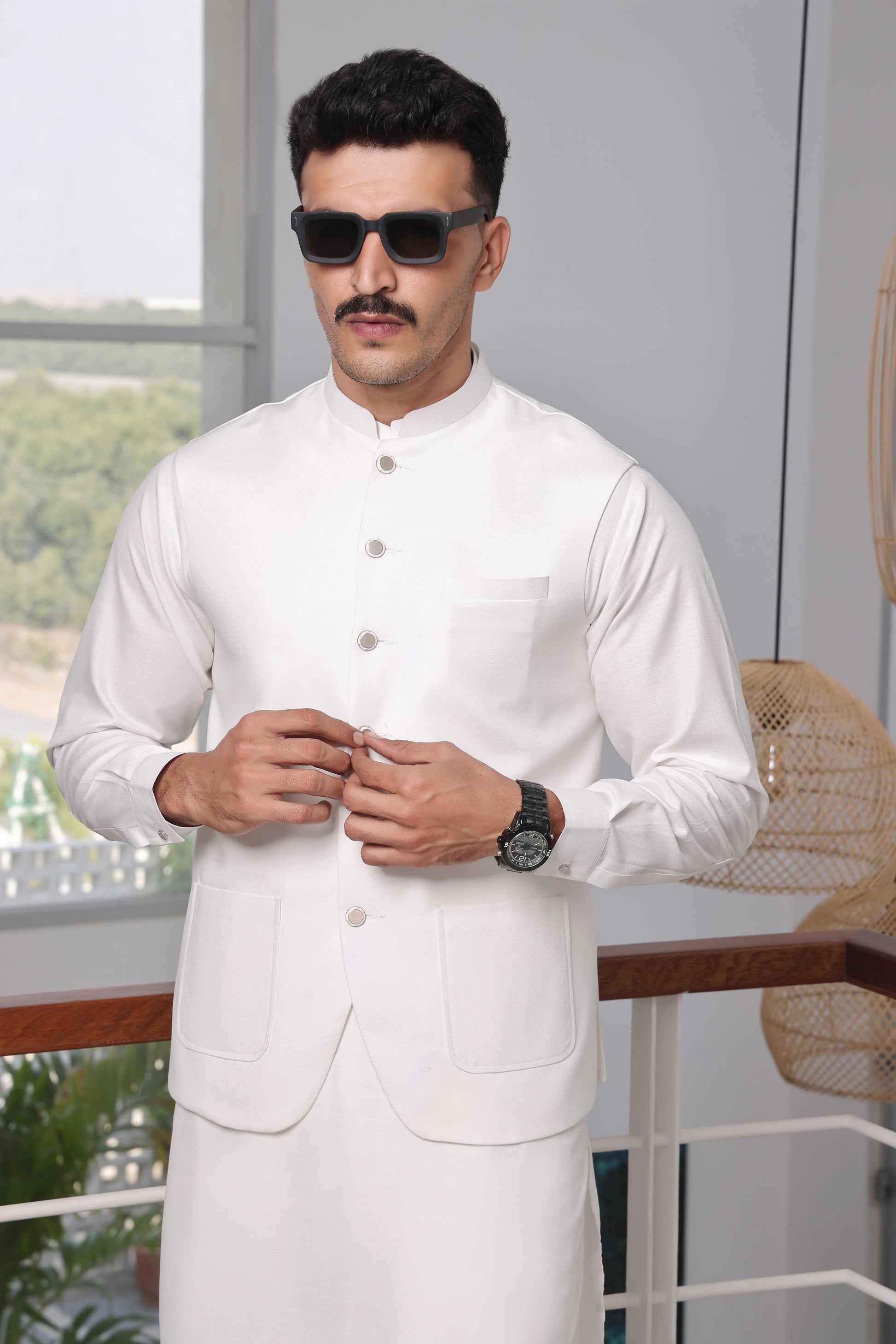 TGM | Men Fancy Wedding | White Sapphire (3 Piece) X-Large