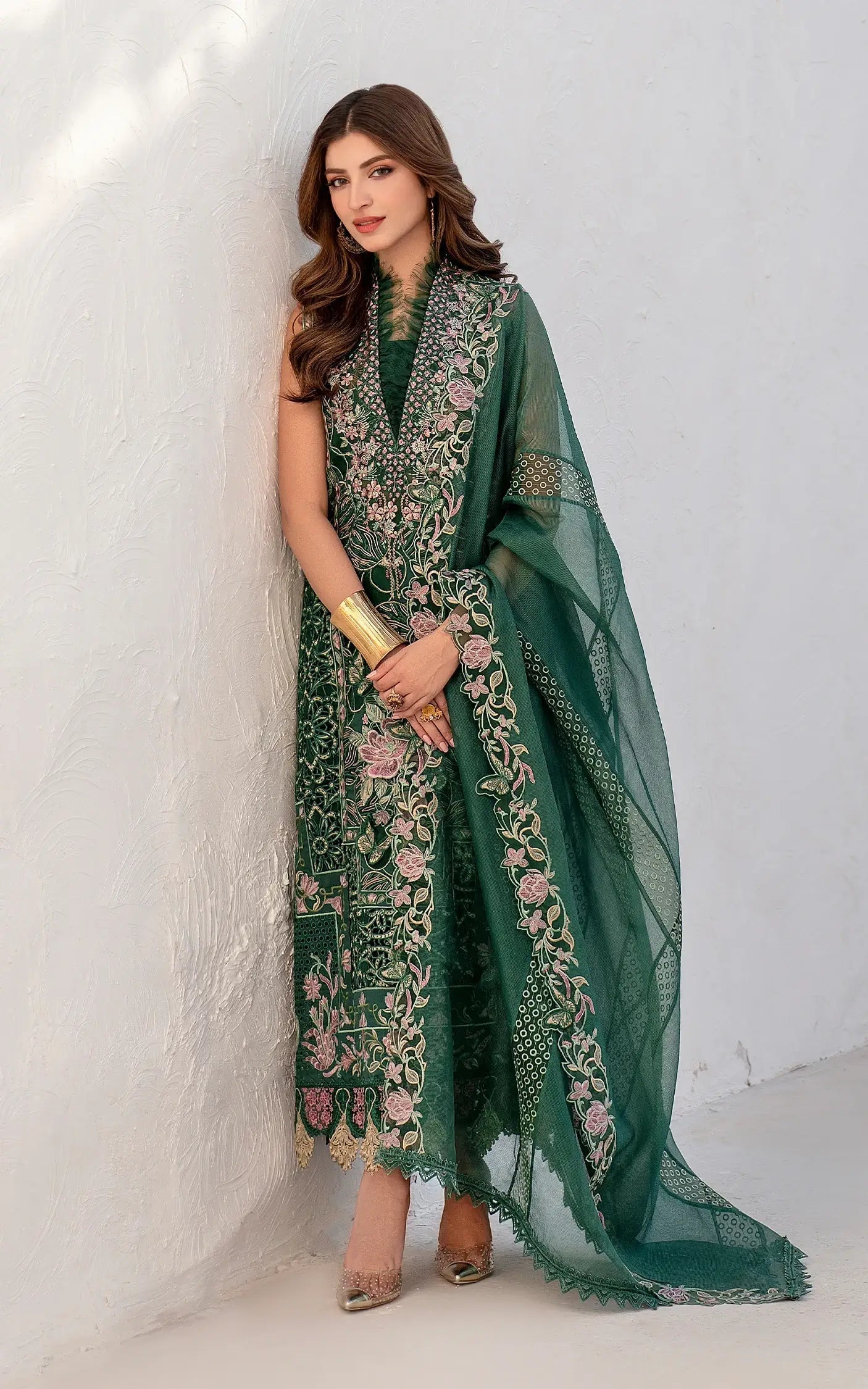 Asifa and Nabeel | Azalia Summer 25 | Wild One (AZL25-06) L Green Lawn