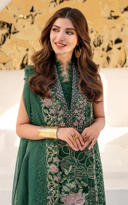 Asifa and Nabeel | Azalia Summer 25 | Wild One (AZL25-06) M Green Lawn