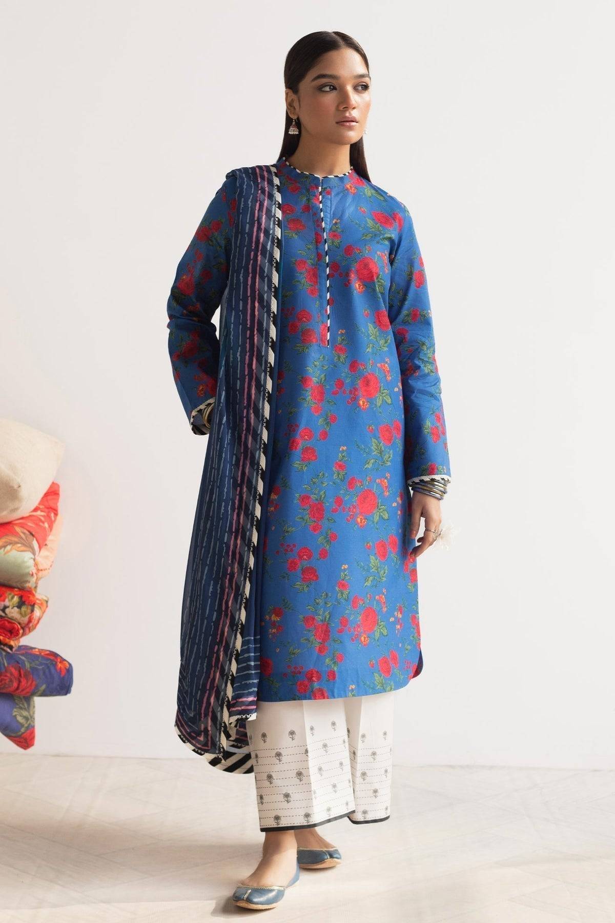 Zara Shahjahan | Coco Prints 24 | BULBUL-D1 - Pakistani Designer Dress - by Zara Shahjahan | Type: Luxury - 100% Original at Saira Sultan