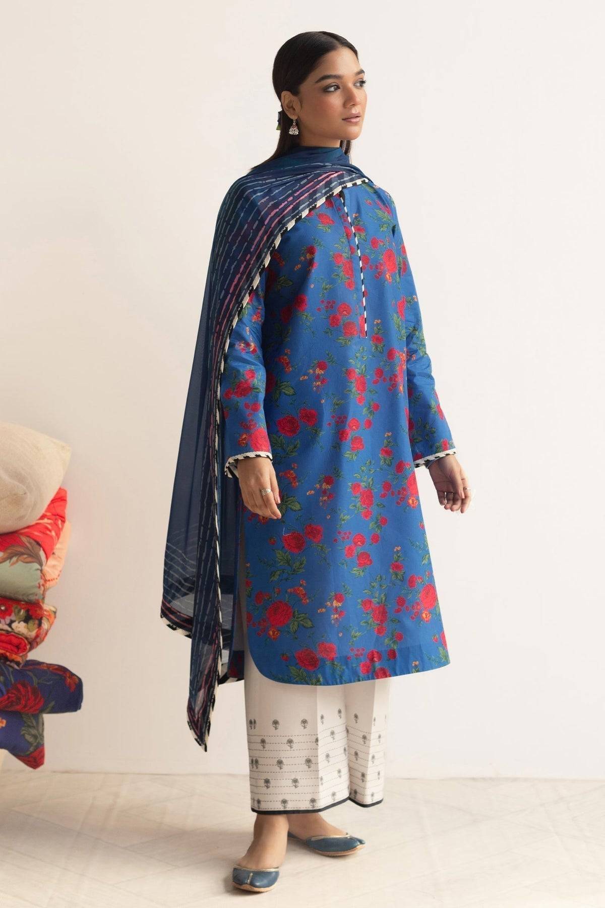 Zara Shahjahan | Coco Prints 24 | BULBUL-D1 - Pakistani Designer Dress - by Zara Shahjahan | Type: Luxury - 100% Original at Saira Sultan