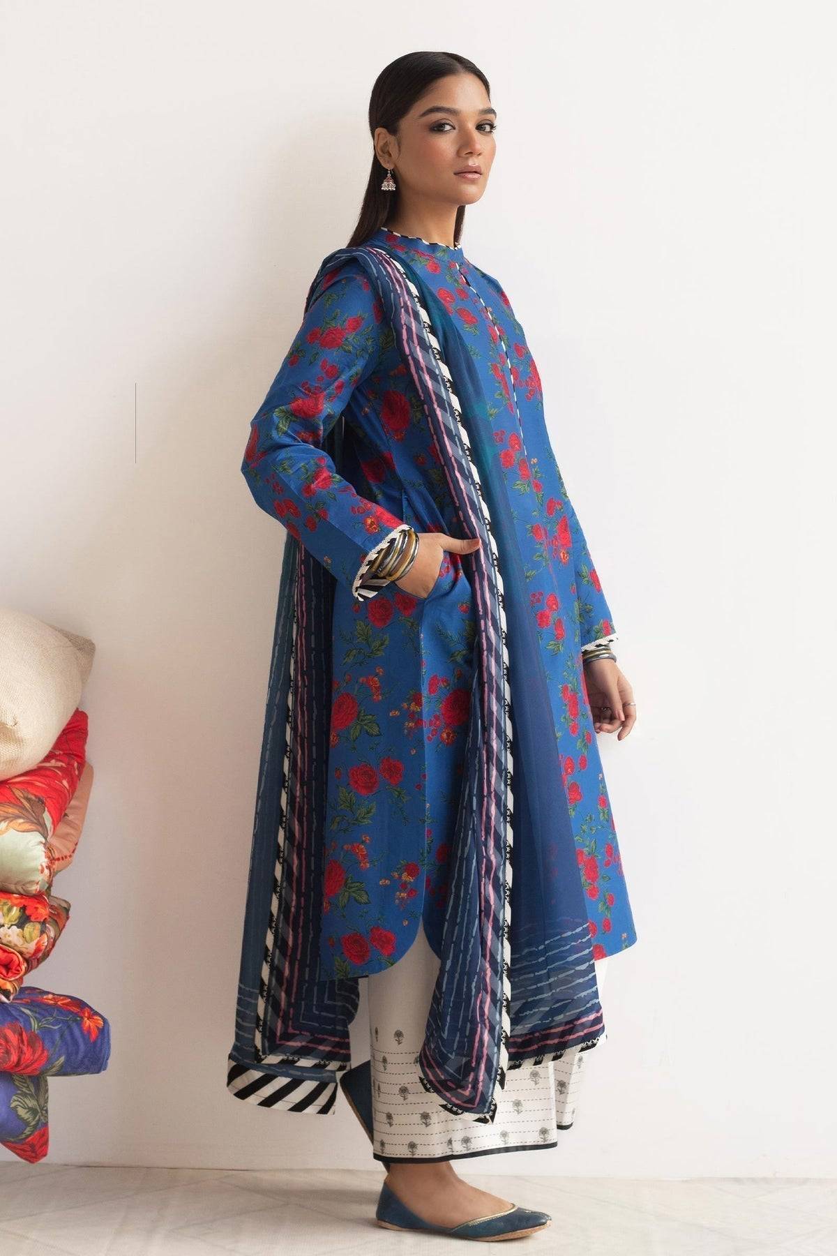 Zara Shahjahan | Coco Prints 24 | BULBUL-D1 - Pakistani Designer Dress - by Zara Shahjahan | Type: Luxury - 100% Original at Saira Sultan