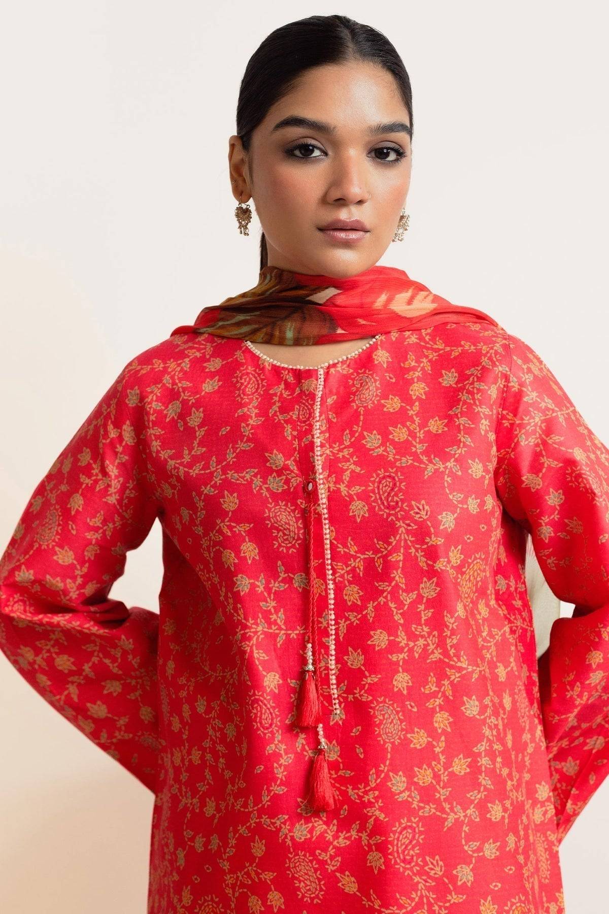 Zara Shahjahan | Coco Prints 24 | CHAMBELI-D8 - Pakistani Designer Dress - by Zara Shahjahan | Type: Luxury - 100% Original at Saira Sultan