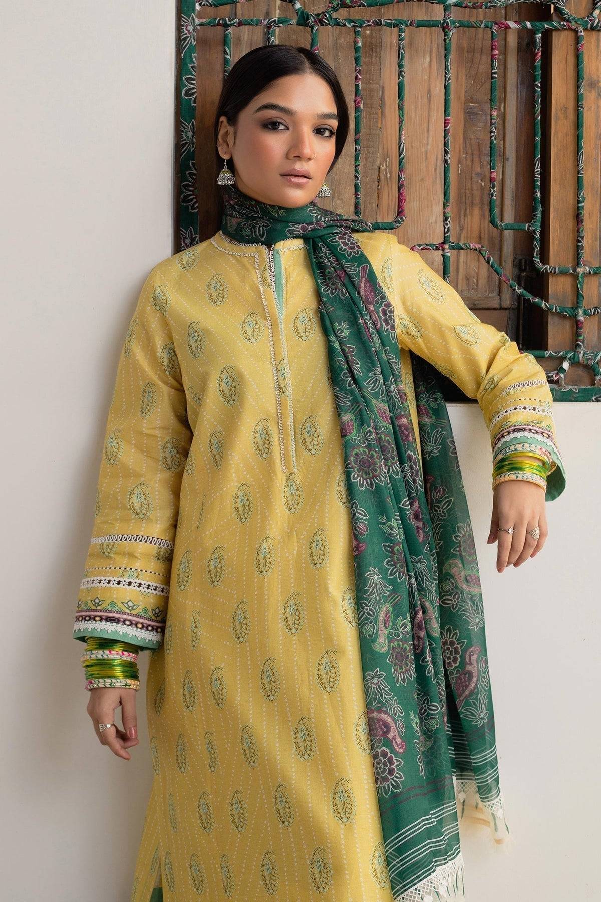 Zara Shahjahan | Coco Prints 24 | CHAMPA-D10 - Pakistani Designer Dress - by Zara Shahjahan | Type: Luxury - 100% Original at Saira Sultan