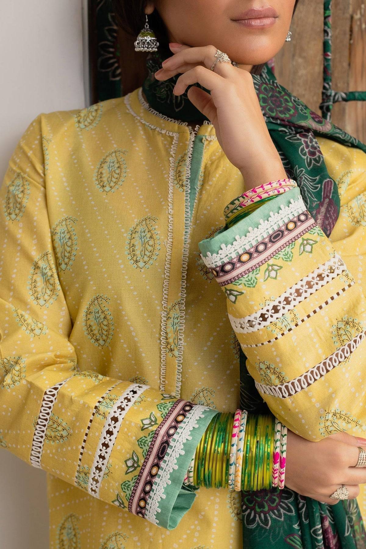 Zara Shahjahan | Coco Prints 24 | CHAMPA-D10 - Pakistani Designer Dress - by Zara Shahjahan | Type: Luxury - 100% Original at Saira Sultan