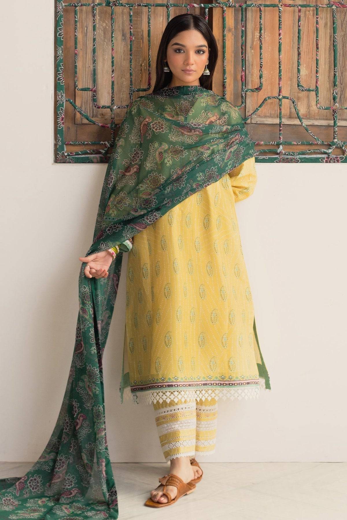 Zara Shahjahan | Coco Prints 24 | CHAMPA-D10 - Pakistani Designer Dress - by Zara Shahjahan | Type: Luxury - 100% Original at Saira Sultan