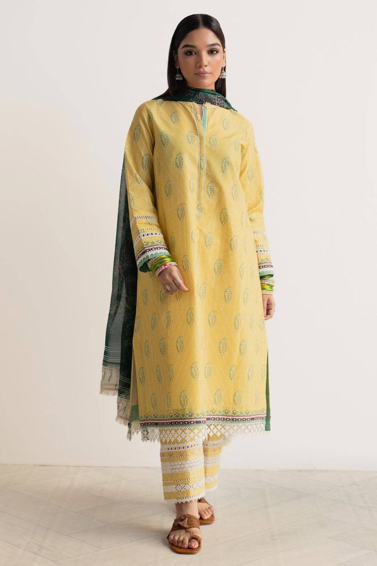Zara Shahjahan | Coco Prints 24 | CHAMPA-D10 - Pakistani Designer Dress - by Zara Shahjahan | Type: Luxury - 100% Original at Saira Sultan
