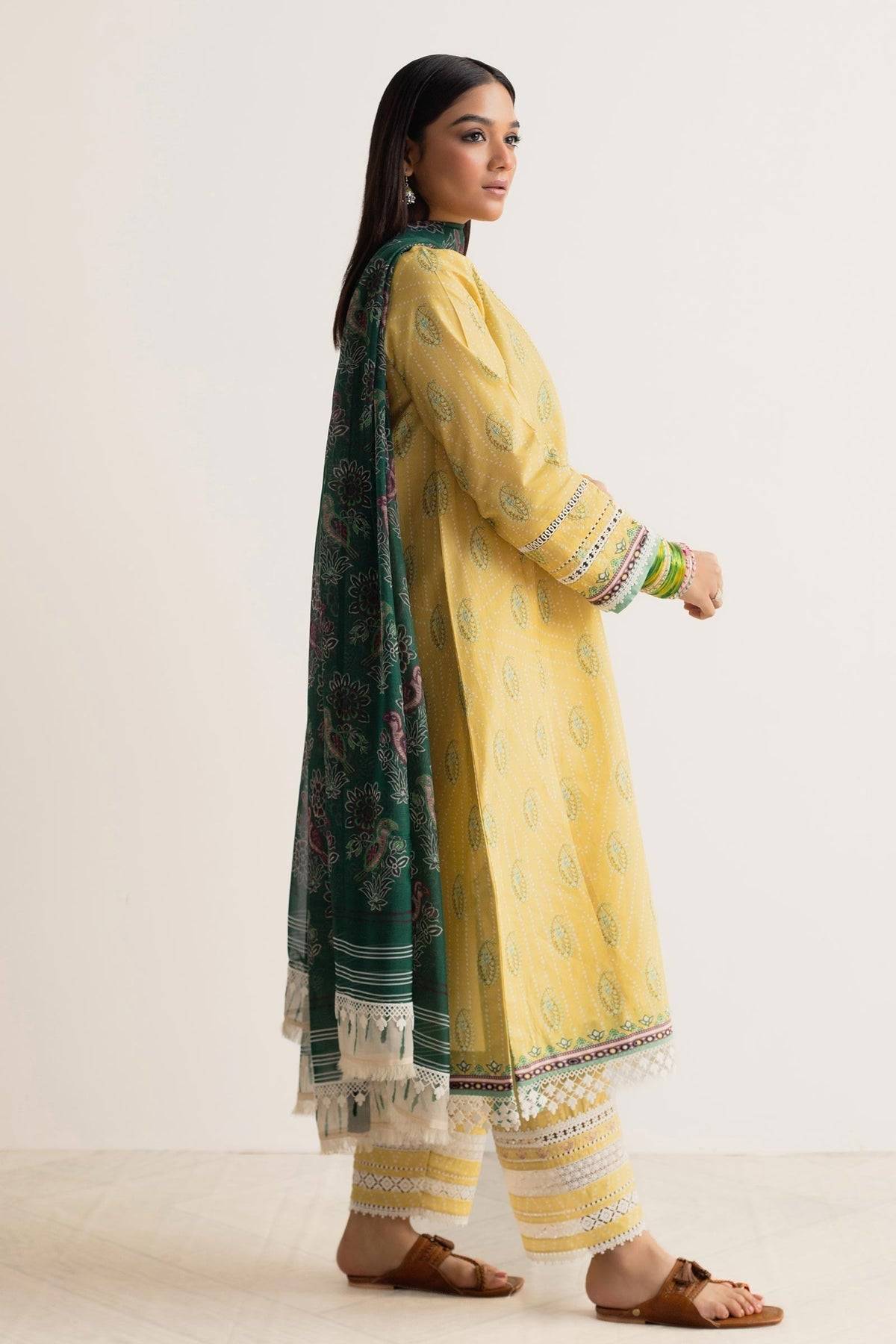 Zara Shahjahan | Coco Prints 24 | CHAMPA-D10 - Pakistani Designer Dress - by Zara Shahjahan | Type: Luxury - 100% Original at Saira Sultan