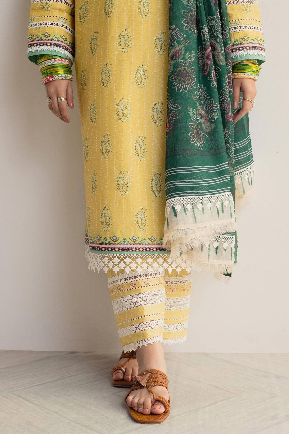 Zara Shahjahan | Coco Prints 24 | CHAMPA-D10 - Pakistani Designer Dress - by Zara Shahjahan | Type: Luxury - 100% Original at Saira Sultan
