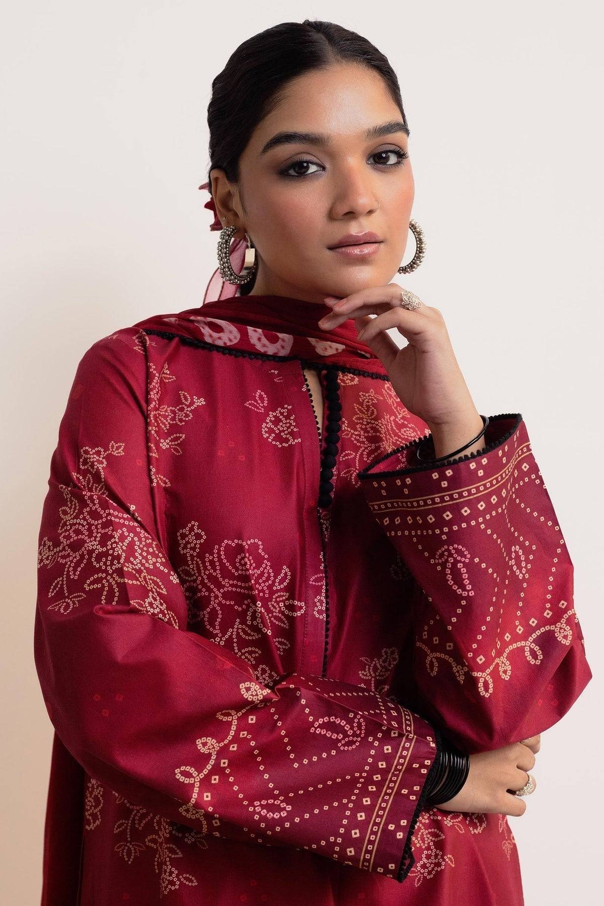 Zara Shahjahan | Coco Prints 24 | GULAB-D5 - Pakistani Designer Dress - by Zara Shahjahan | Type: Luxury - 100% Original at Saira Sultan