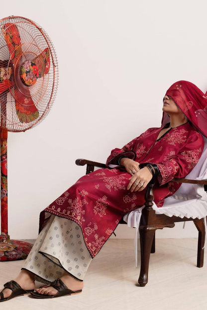 Zara Shahjahan | Coco Prints 24 | GULAB-D5 - Pakistani Designer Dress - by Zara Shahjahan | Type: Luxury - 100% Original at Saira Sultan