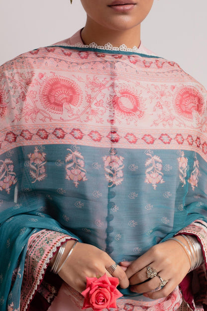 Zara Shahjahan | Coco Prints 24 | GULABI-D3 - Pakistani Designer Dress - by Zara Shahjahan | Type: Luxury - 100% Original at Saira Sultan