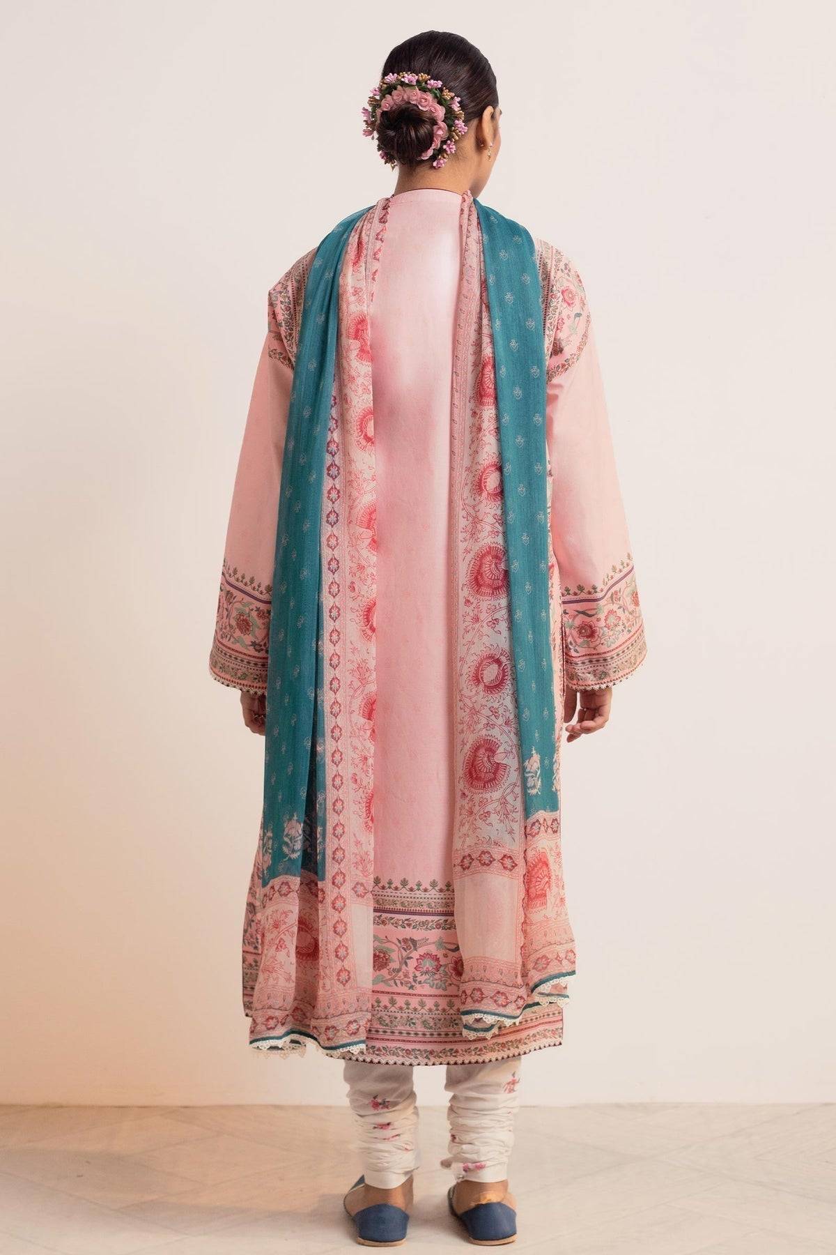 Zara Shahjahan | Coco Prints 24 | GULABI-D3 - Pakistani Designer Dress - by Zara Shahjahan | Type: Luxury - 100% Original at Saira Sultan
