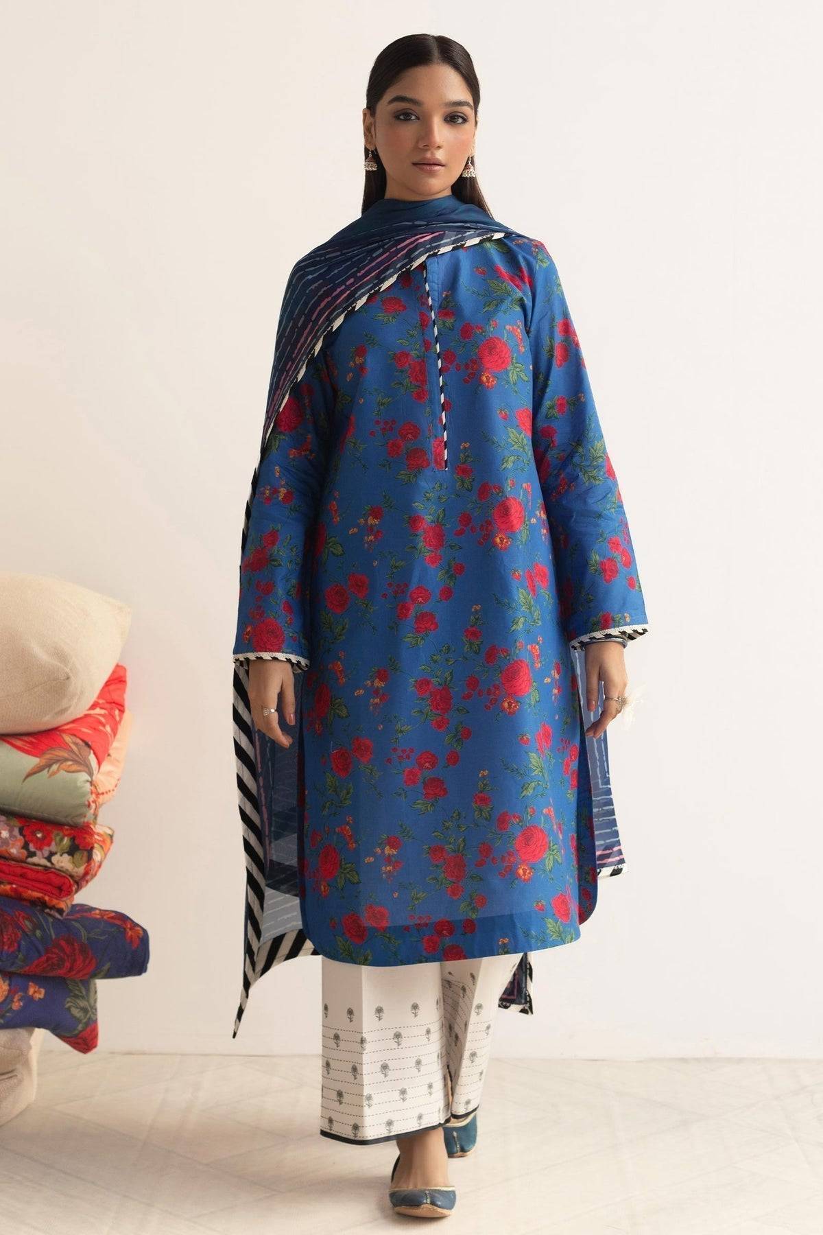 Zara Shahjahan | Coco Prints 24 | BULBUL-D1 - Pakistani Designer Dress - by Zara Shahjahan | Type: Luxury - 100% Original at Saira Sultan