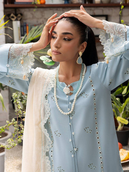 Izel | Meadow Muse Embroidered Lawn 25 | ZARELLE - Pakistani Designer Dress - by Izel | Type: Ladies Clothes - 100% Original at Saira Sultan