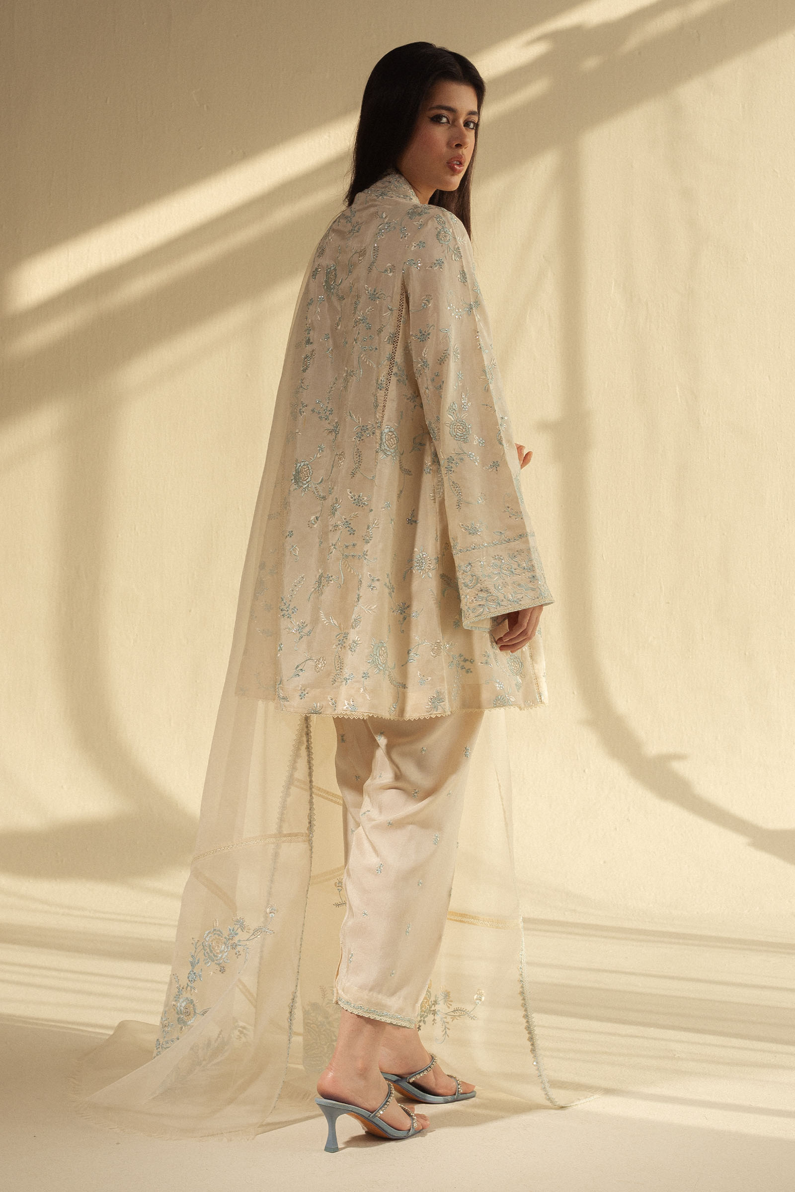 Zara Shahjahan | Fall Festive 24 | ZC-2070 S Off White Raw Silk