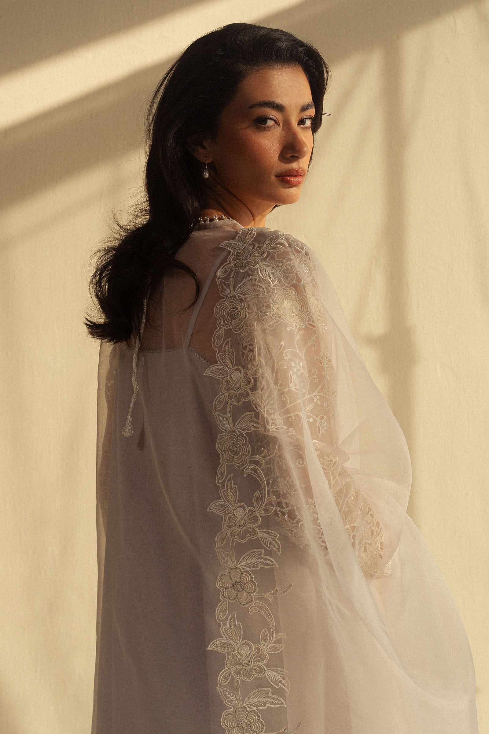 Zara Shahjahan | Fall Festive 24 | ZC-2076 S White Organza