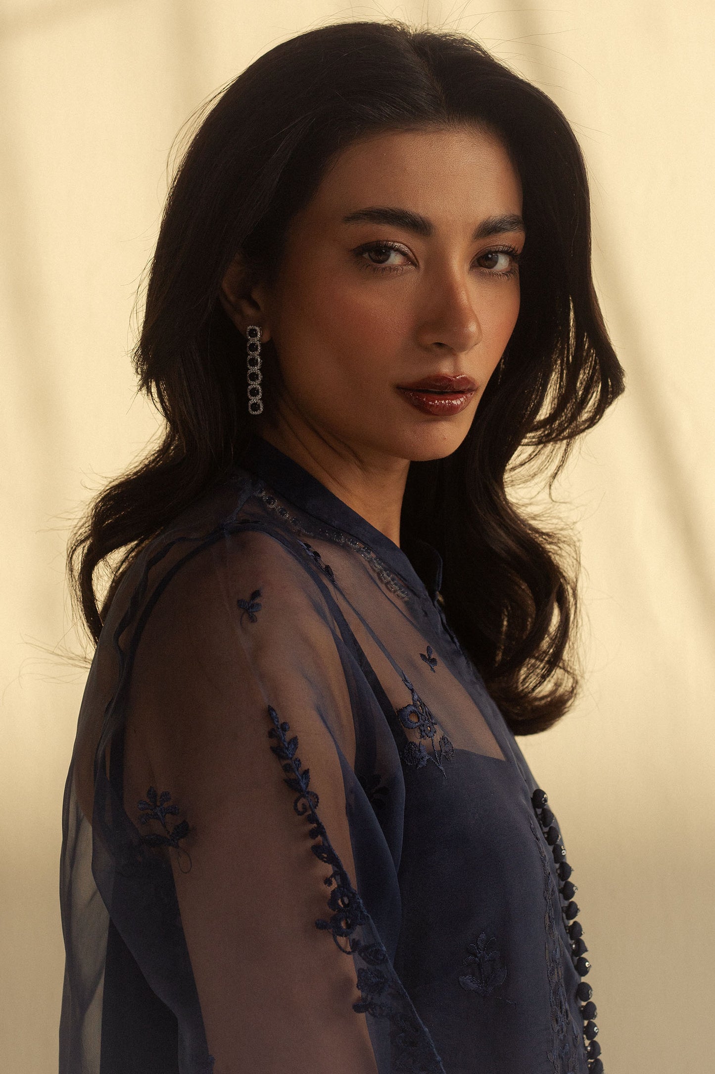 Zara Shahjahan | Fall Festive 24 | ZC-2079 XL Midnight Blue Organza