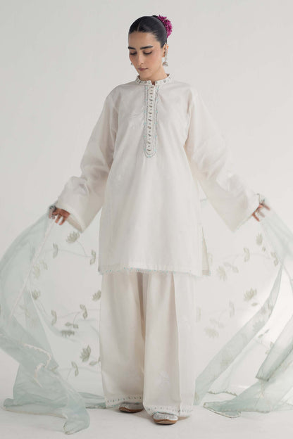 Zara Shahjahan | Handcrafted Suits | ZHC-046 - Pakistani Designer Dress - by Zarposh | Type: Luxury - 100% Original at Saira Sultan