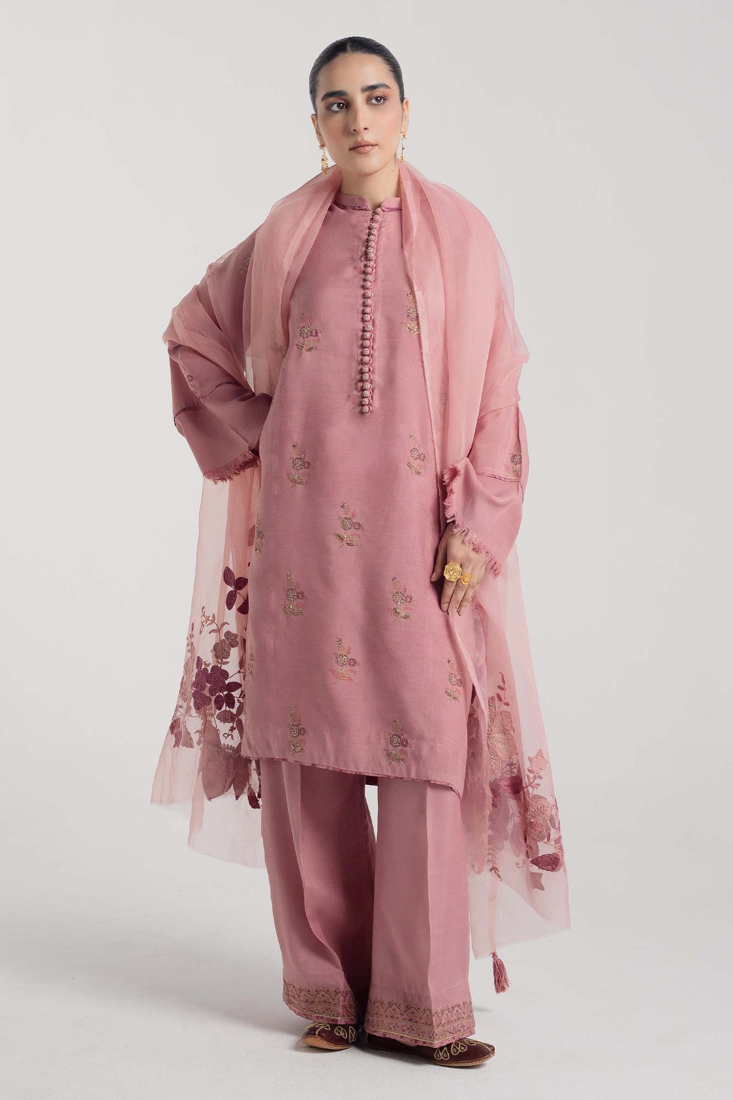 Zara Shahjahan | Handcrafted Suits | ZHC-050 - Pakistani Designer Dress - by Zara Shahjahan | Type: Luxury - 100% Original at Saira Sultan