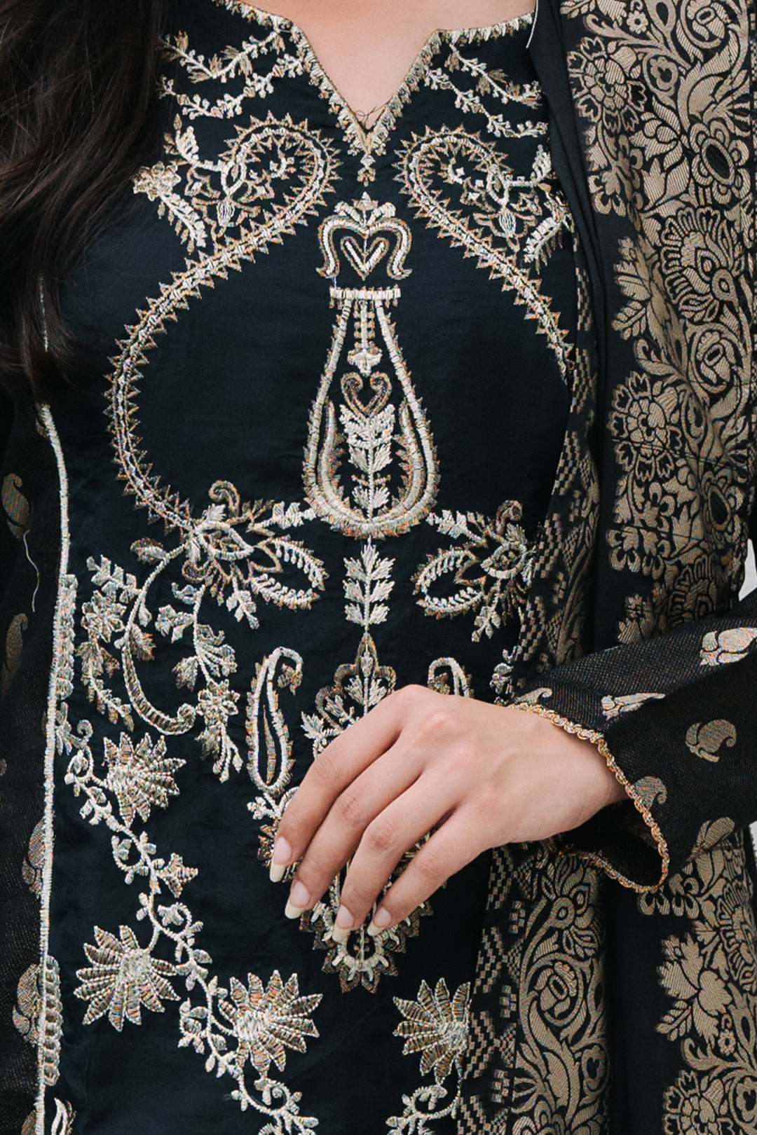 Zellbury | Summer Pret | Embroidered Kurta Dupatta Trouser - 3256