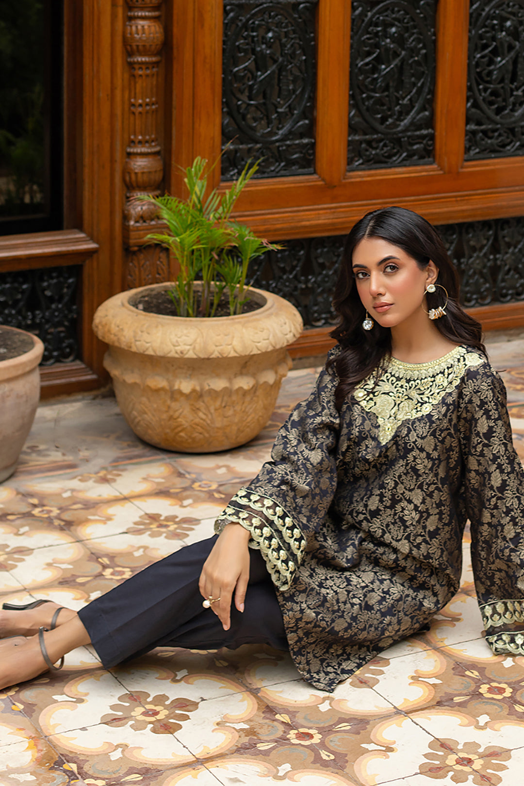 Zellbury | Summer Pret | Embroidered Kurta Trouser - 3265