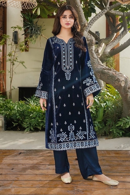 Zellbury | Winter Pret | Embroidered Kurta Trouser - 3276