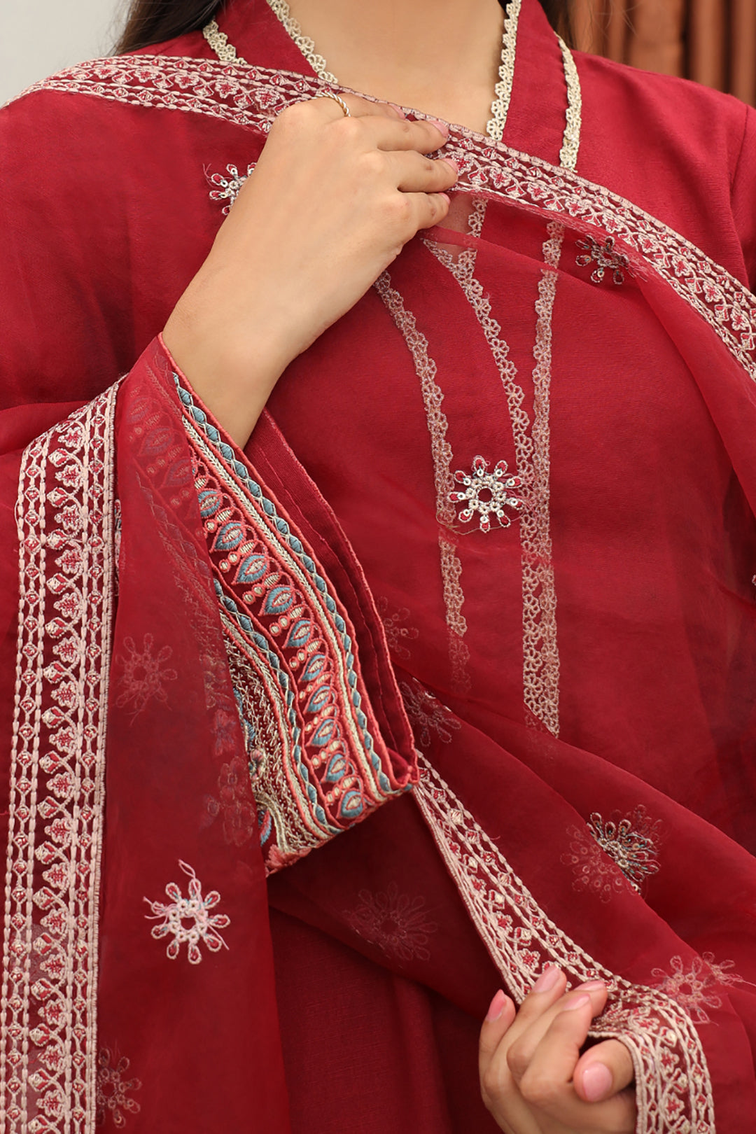 Zellbury | Winter Pret | Embroidered Kurta Dupatta Trouser - 3278