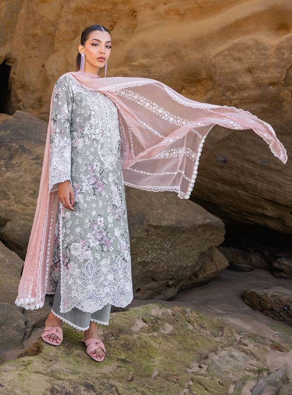 Zainab chottani | Luxury Chikankari 24 | LANA - 10A - Pakistani Designer Dress - by Zainab Chottani | Type: Luxury - 100% Original at Saira Sultan