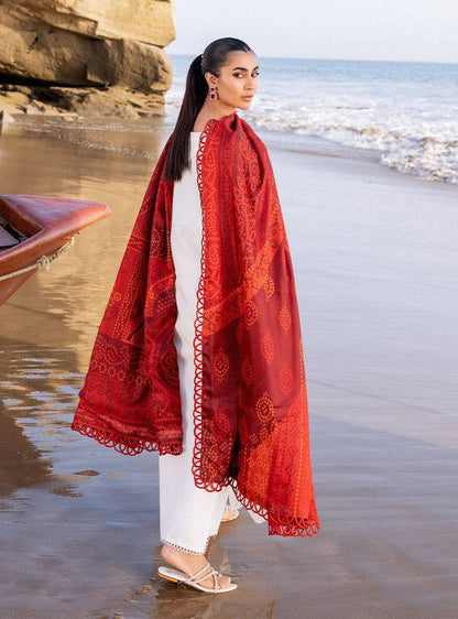 Zainab chottani | Luxury Chikankari 24 | CHUNARI - 3A - Pakistani Designer Dress - by Zainab Chottani | Type: Luxury - 100% Original at Saira Sultan
