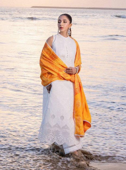 Zainab chottani | Luxury Chikankari 24 | CHUNARI - 3B - Pakistani Designer Dress - by Zainab Chottani | Type: Luxury - 100% Original at Saira Sultan