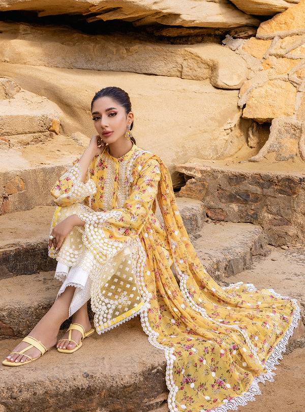 Zainab chottani | Luxury Chikankari 24 | ESME - 9B - Pakistani Designer Dress - by Zainab Chottani | Type: Luxury - 100% Original at Saira Sultan