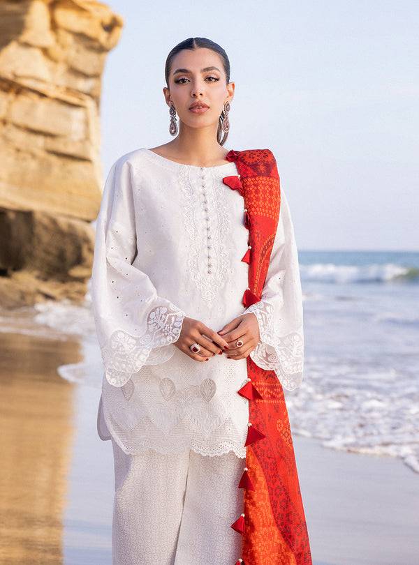 Zainab chottani | Luxury Chikankari 24 | CHUNARI - 3A - Pakistani Designer Dress - by Zainab Chottani | Type: Luxury - 100% Original at Saira Sultan