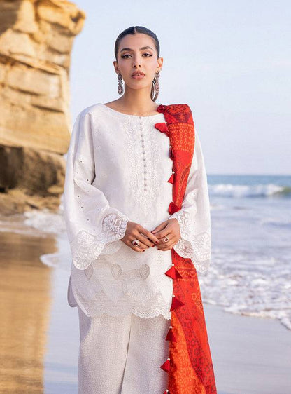 Zainab chottani | Luxury Chikankari 24 | CHUNARI - 3A - Pakistani Designer Dress - by Zainab Chottani | Type: Luxury - 100% Original at Saira Sultan