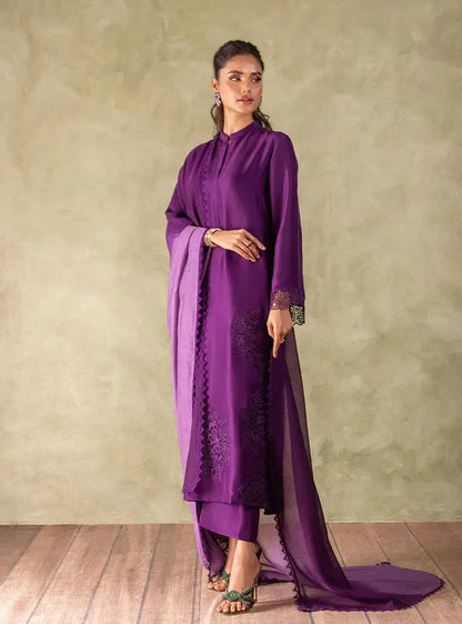 Zainab Chottani | Eid Edit 24 | ENCHANTING AMETHYST - Pakistani Designer Dress - by Zainab Chottani | Type: Formal - 100% Original at Saira Sultan