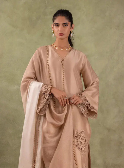 Zainab Chottani | Eid Edit 24 | Coral Champagne - Pakistani Designer Dress - by Zainab Chottani | Type: Formal - 100% Original at Saira Sultan