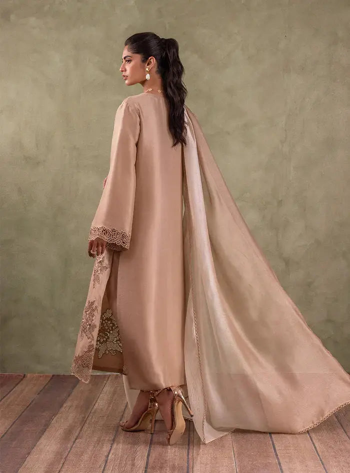 Zainab Chottani | Eid Edit 24 | Coral Champagne - Pakistani Designer Dress - by Zainab Chottani | Type: Formal - 100% Original at Saira Sultan